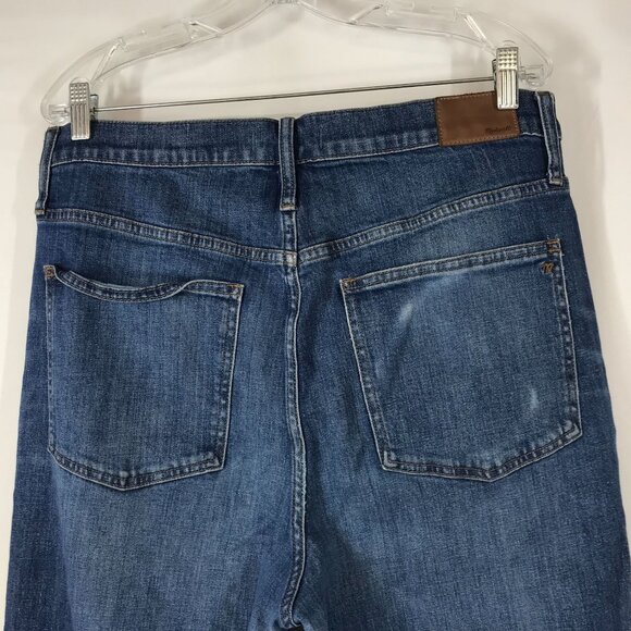 MADEWELL -WOMEN'S 32 - BLUE DENIM THE PERFECT VINTAGE CROP JEAN - Picture 5 of 8